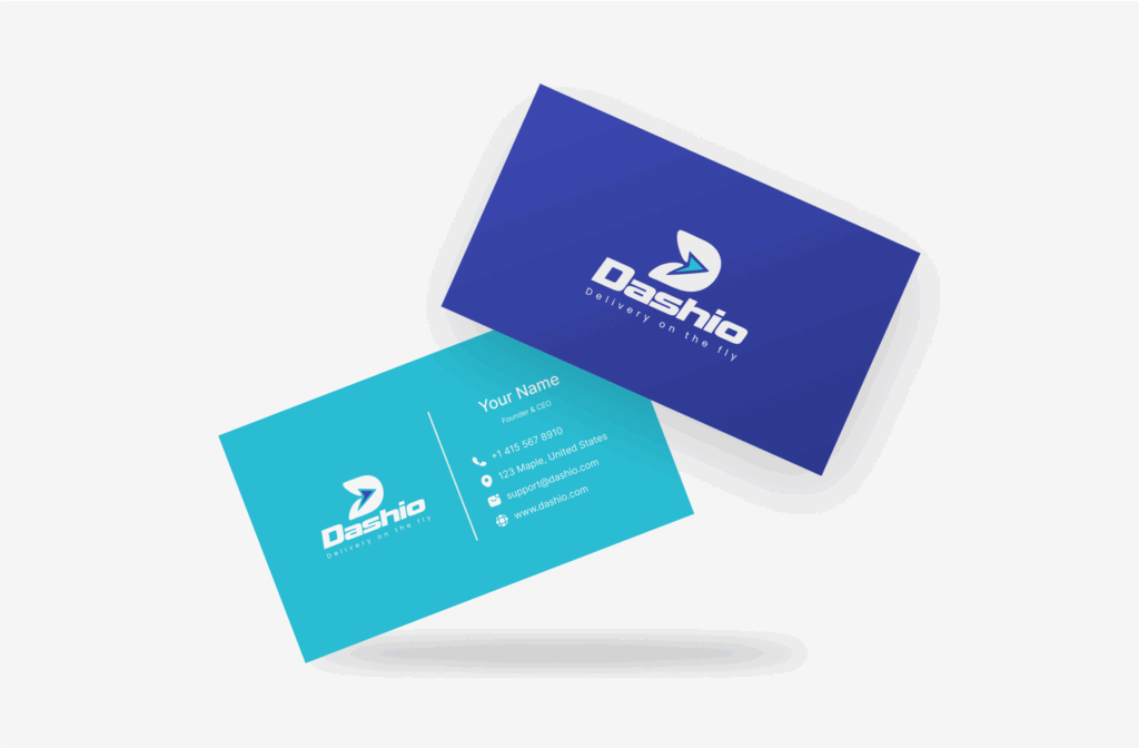 Hue business card design
